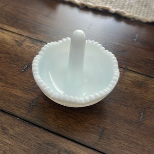 White Ring Dish